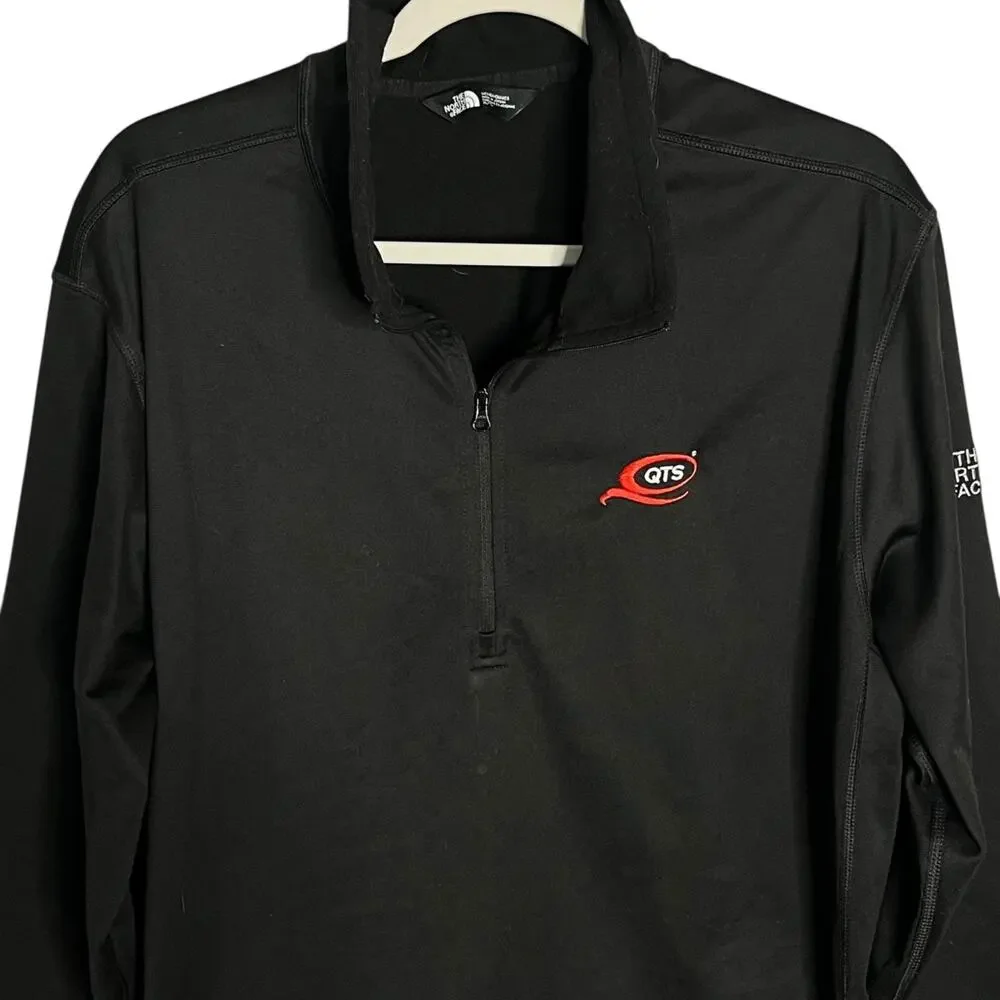 The North Face 1/4 Zip Logo Pullover Shirt Jacket Men’s XL Black Personalized